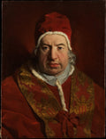 Pope Benedict XIV Prospero Lambertini, 16751758 by Pierre Hubert Subleyras - Oil Painting canvas print