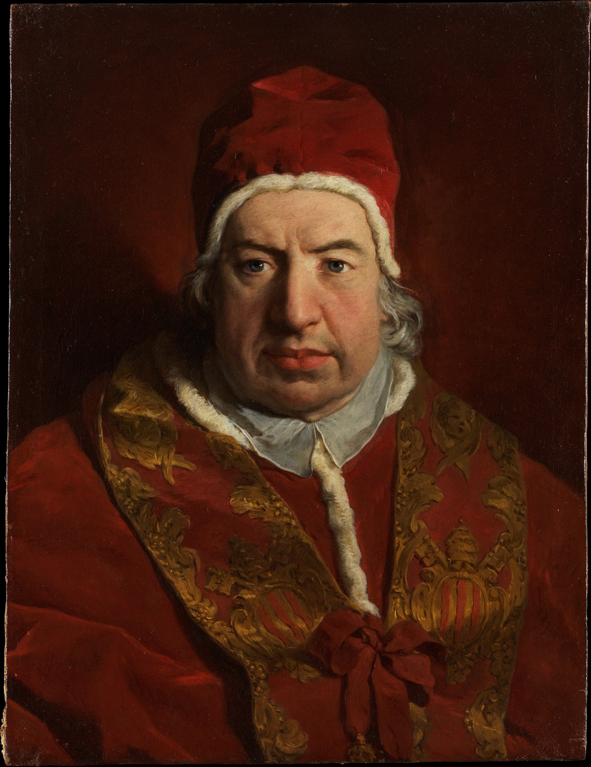 Pope Benedict XIV Prospero Lambertini, 16751758 by Pierre Hubert Subleyras - Oil Painting canvas print