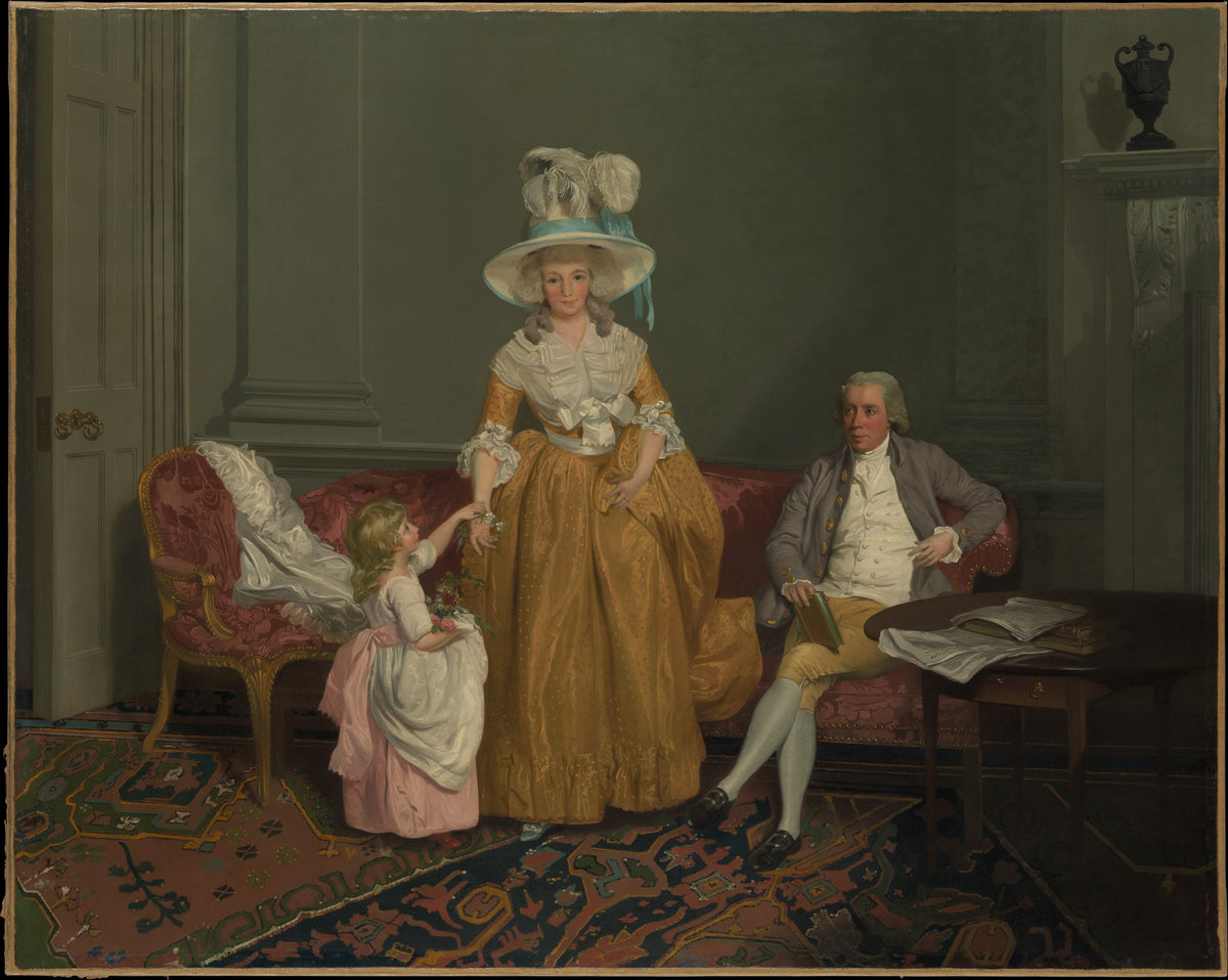 The Saithwaite Family by Francis Wheatley - Oil Painting canvas print