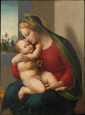Madonna and Child by Francesco Granacci (Francesco di Andrea di Marco) - Classic Art canvas print