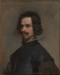 Portrait of a Man, Possibly a Self-Portrait by Velázquez (Diego Rodríguez de Silva y Velázquez) - Oil Painting canvas print