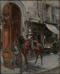 The Dispatch-Bearer by Giovanni Boldini - Classic Art canvas print