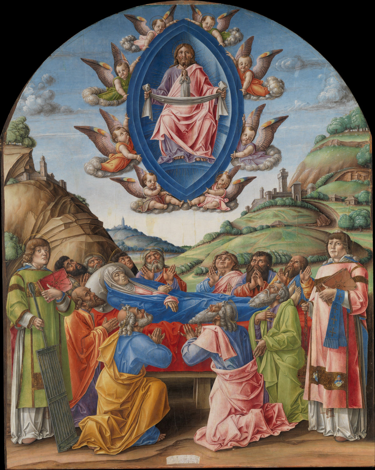 The Death of the Virgin by Bartolomeo Vivarini - Tempera canvas print