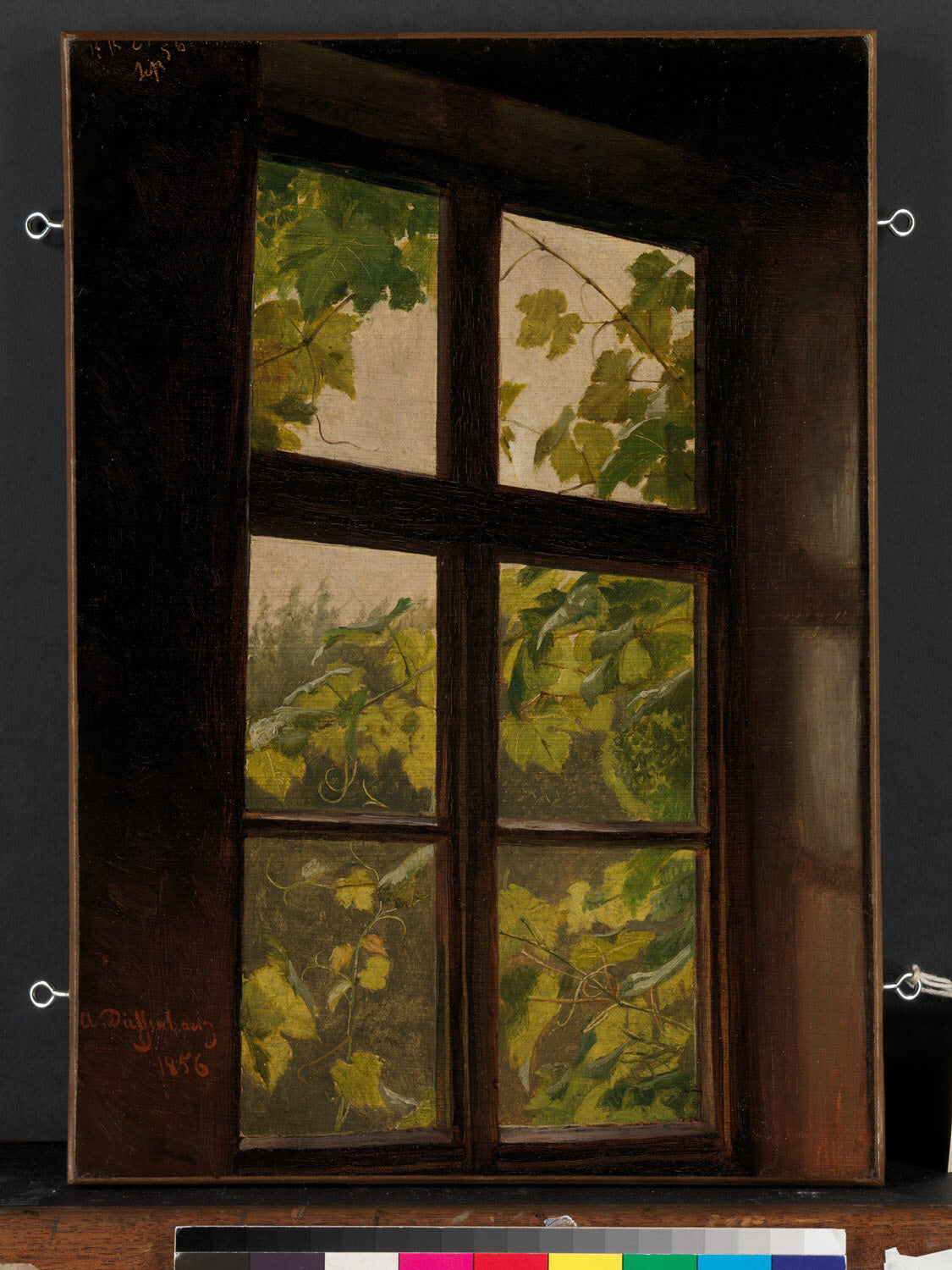 Window by Anton Dieffenbach - Classic Art canvas print