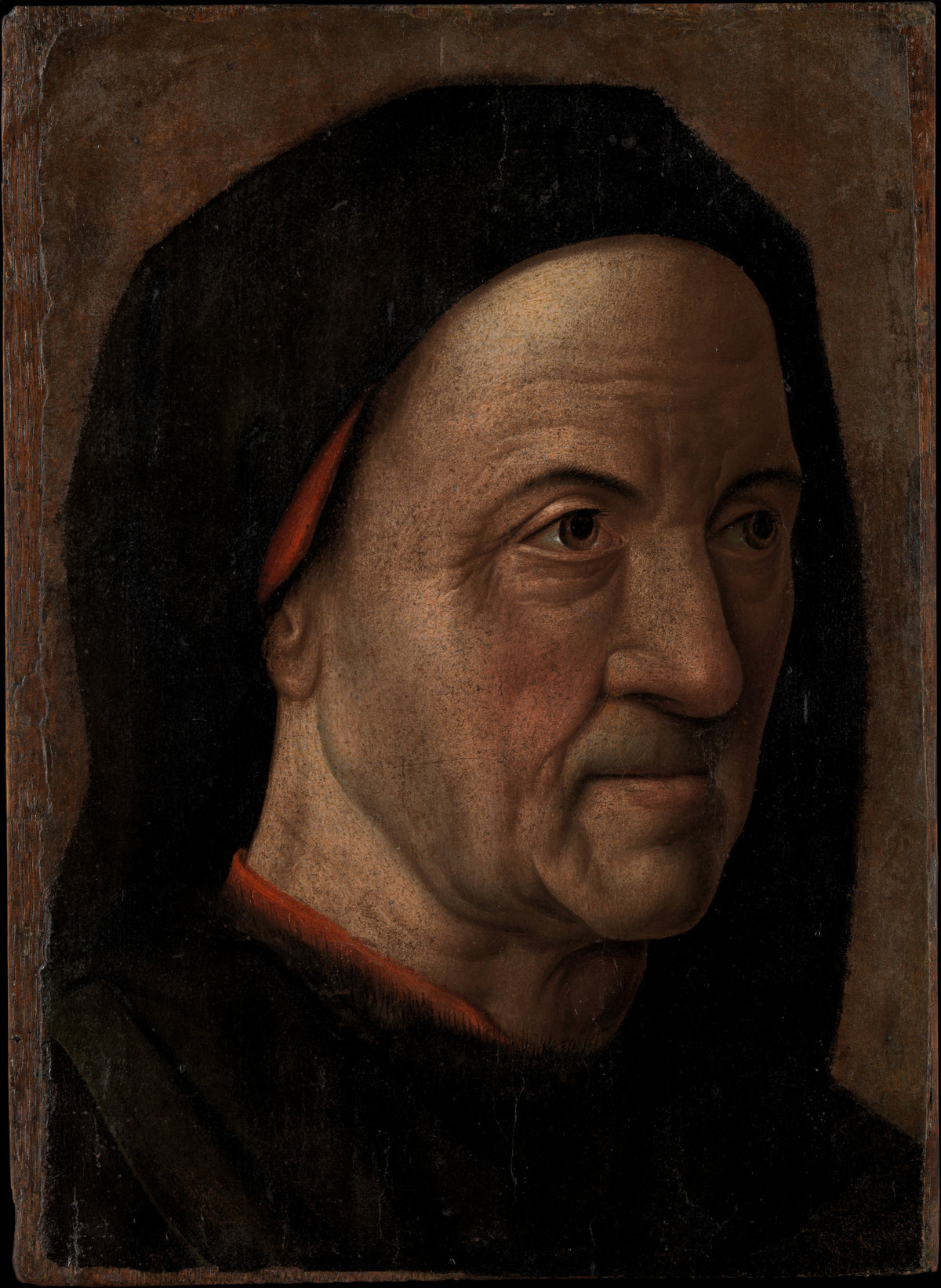 Portrait of an Old Man by Hugo van der Goes - Classic Art canvas print