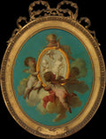 Putti with a Medallion by Charles Dominique Joseph Eisen - Classic Art canvas print
