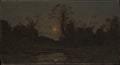 Moonrise by Henri-Joseph Harpignies - Oil Painting canvas print