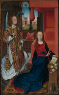 The Annunciation by Hans Memling - Northern Renaissance canvas print