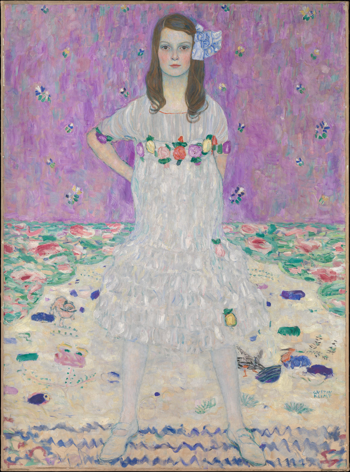 Mda Primavesi 19032000 by Gustav Klimt - Symbolist canvas print