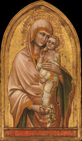 Madonna and Child by Guariento di Arpo - Tempera canvas print