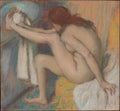 Woman Drying Her Foot by Edgar Degas - Impressionist canvas print