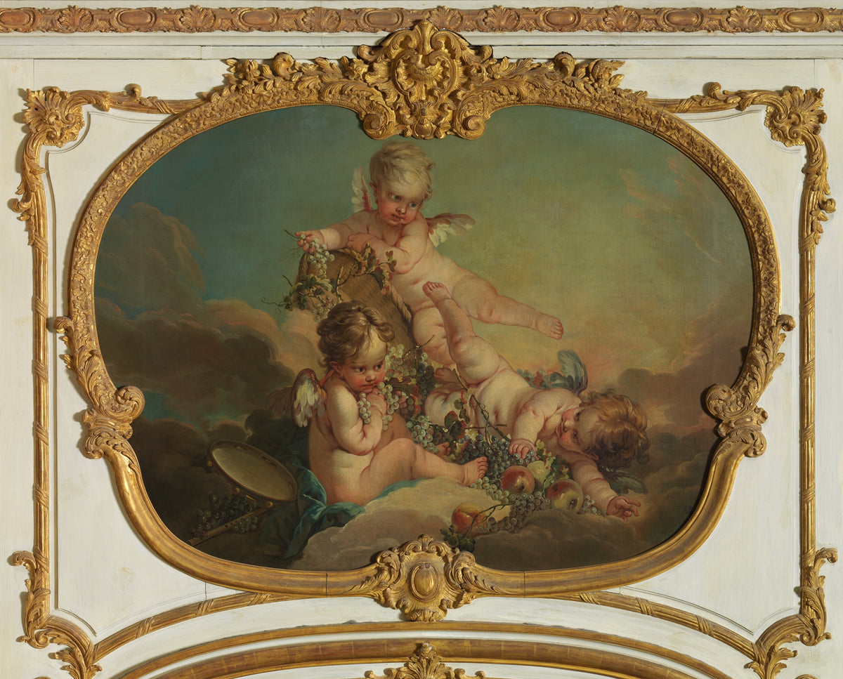 Allegory of Autumn by François Boucher - Oil Painting canvas print