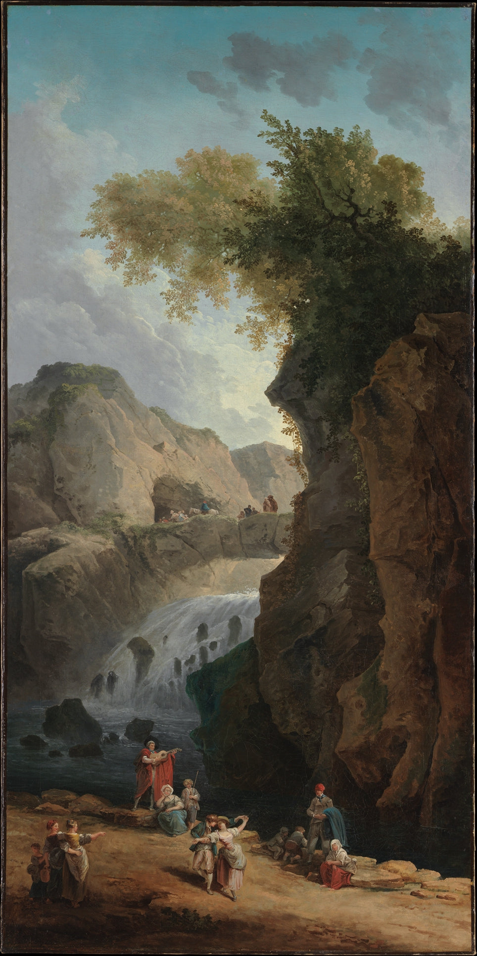 The Dance by Hubert Robert - Oil Painting canvas print