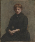 Portrait of a Woman by Henri Fantin-Latour - Realist canvas print
