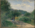 A Road in Louveciennes by Auguste Renoir - Impressionist canvas print