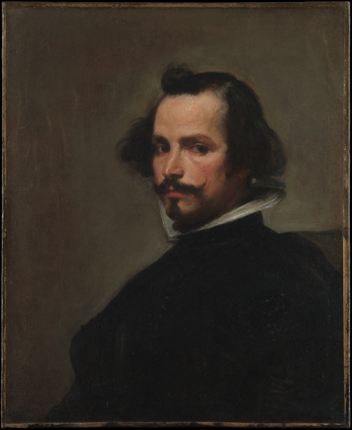 Portrait of a Man by Velázquez - Oil Painting canvas print