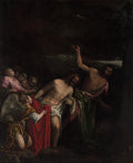 The Baptism of Christ by Jacopo Bassano (Jacopo da Ponte) - Oil Painting canvas print