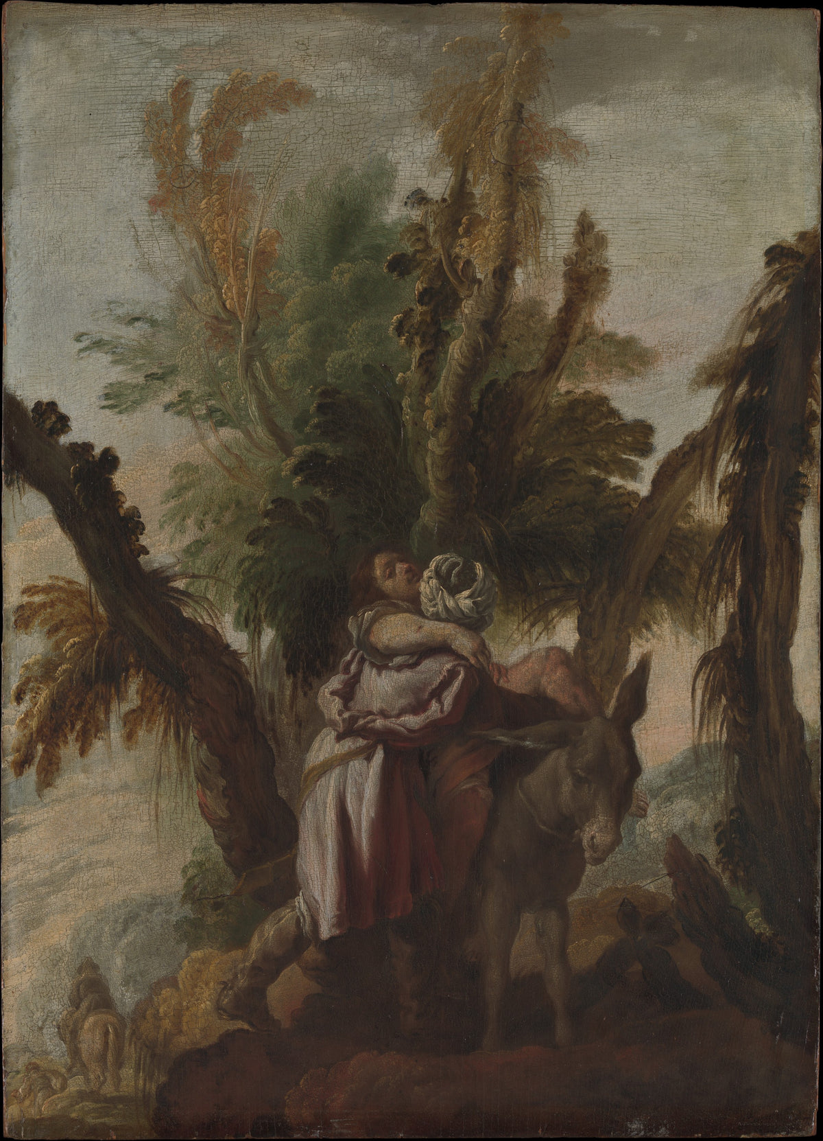 The Good Samaritan by Domenico Fetti - Classic Art canvas print
