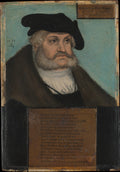 Friedrich III 14631525, the Wise, Elector of Saxony by Lucas Cranach the Elder and Workshop - Renaissance canvas print