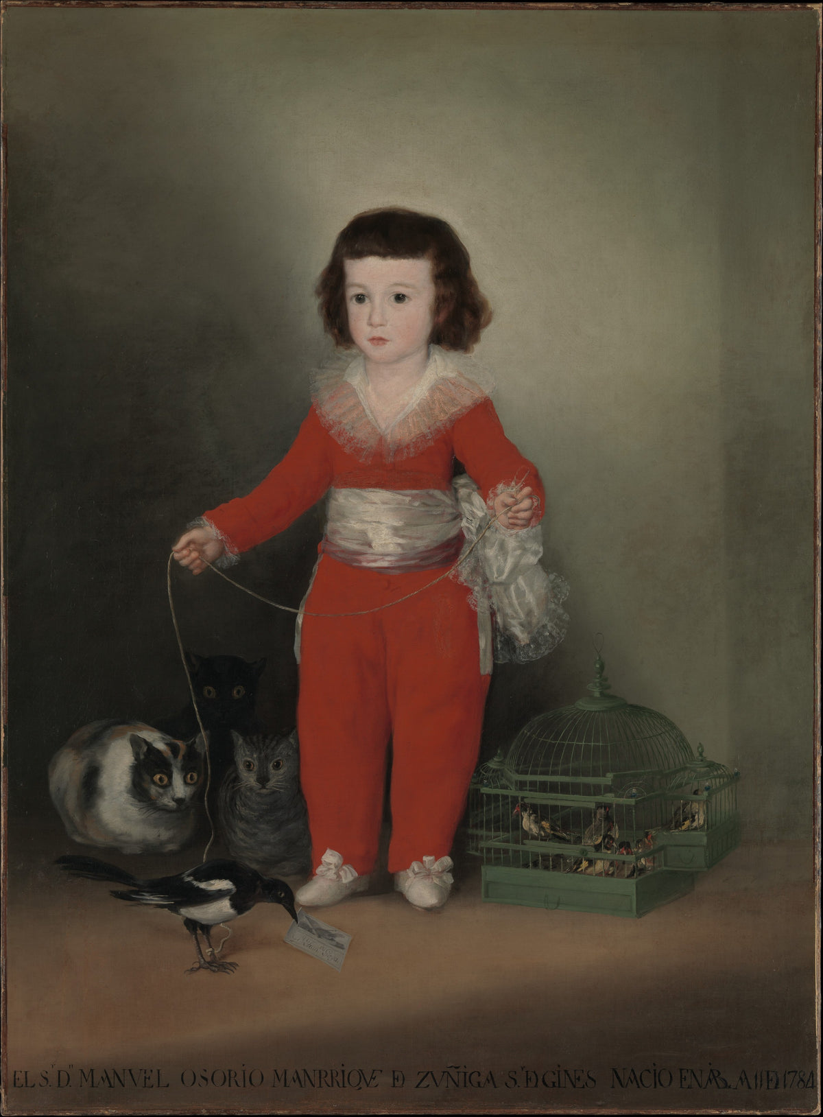 Manuel Osorio Manrique de Zuiga 17841792 by Goya (Francisco de Goya y Lucientes) - Romantic canvas print