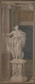 Allegorical Figure Representing Metaphysics by Giovanni Battista Tiepolo - Classic Art canvas print