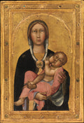 Madonna and Child by Paolo di Giovanni Fei - Tempera canvas print