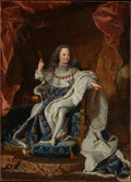 Louis XV 17101774 as a Child by Hyacinthe Rigaud - Oil Painting canvas print