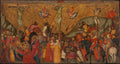 The Crucifixion by Andrea di Bartolo - Tempera canvas print