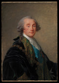 Alexandre Charles Emmanuel de Crussol-Florensac 17431815 by Elisabeth Louise Vigée Le Brun - Classic Art canvas print