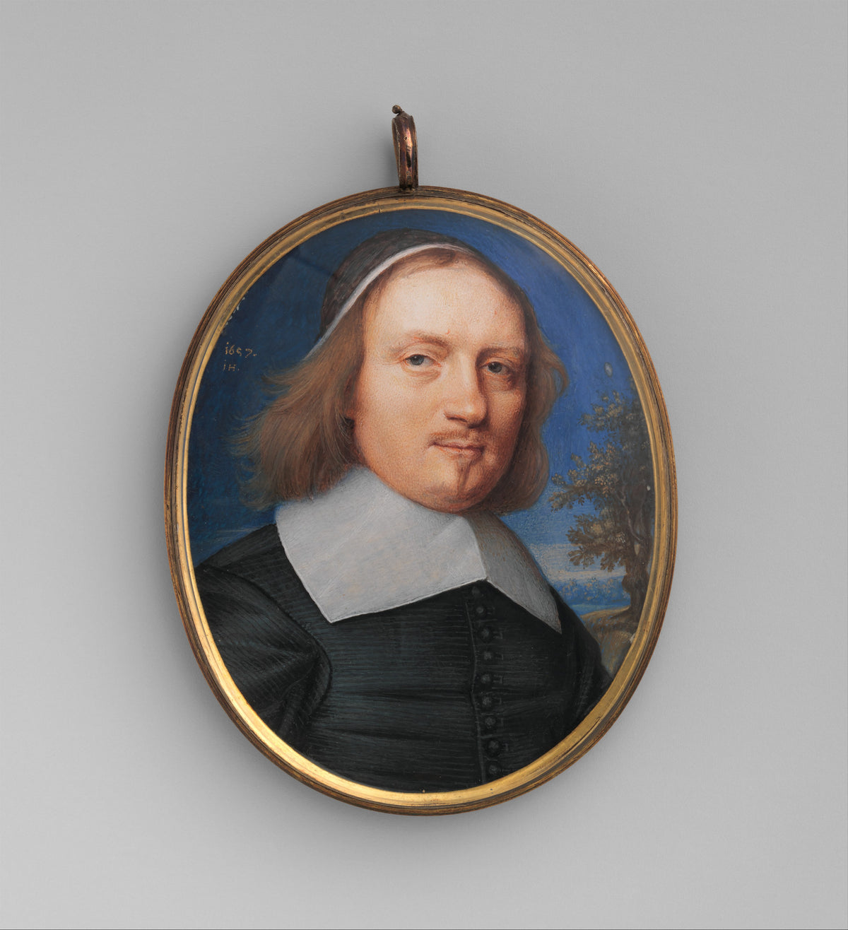 Dr. Brian Walton born about 1600, died 1661 by John Hoskins - Classic Art canvas print