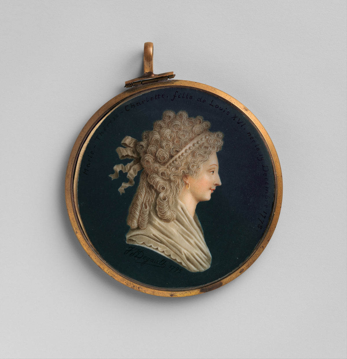 Marie-Thrse-Charlotte 17781851, Daughter of Louis XVI by Jacques Joseph de Gault - Classic Art canvas print