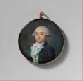 A Man with the Initials JD by Villers - Classic Art canvas print