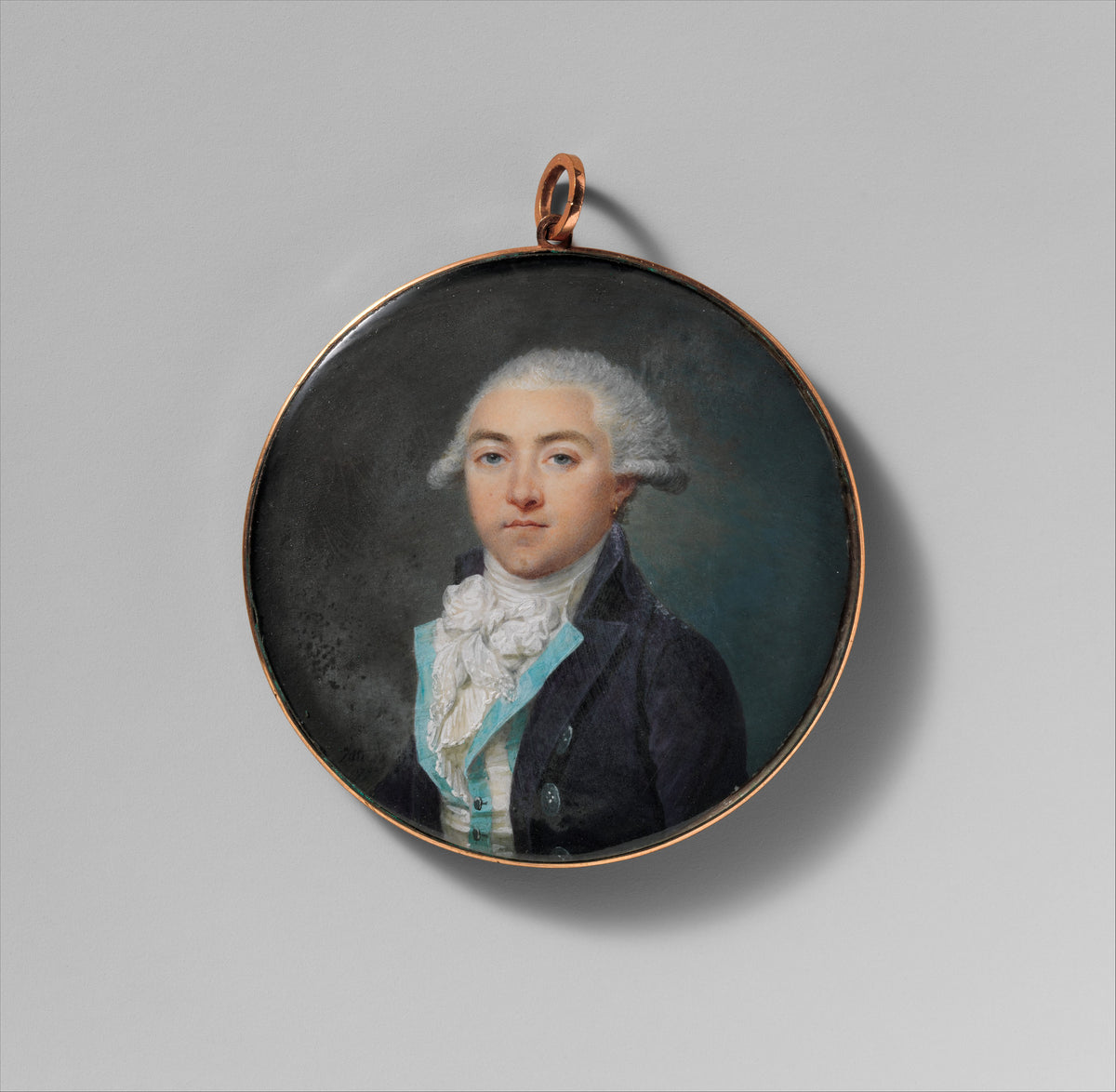 A Man with the Initials JD by Villers - Classic Art canvas print