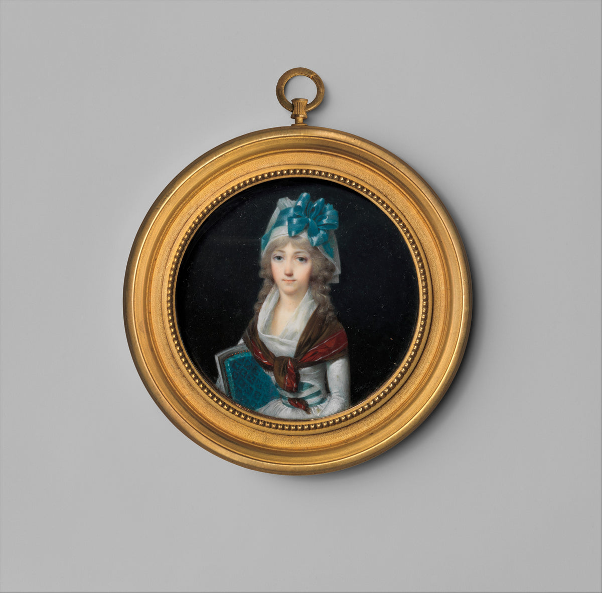 Portrait of a Woman by Jean-Baptiste Isabey - Classic Art canvas print