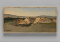 Italian Landscape by Camille Corot - Realist canvas print