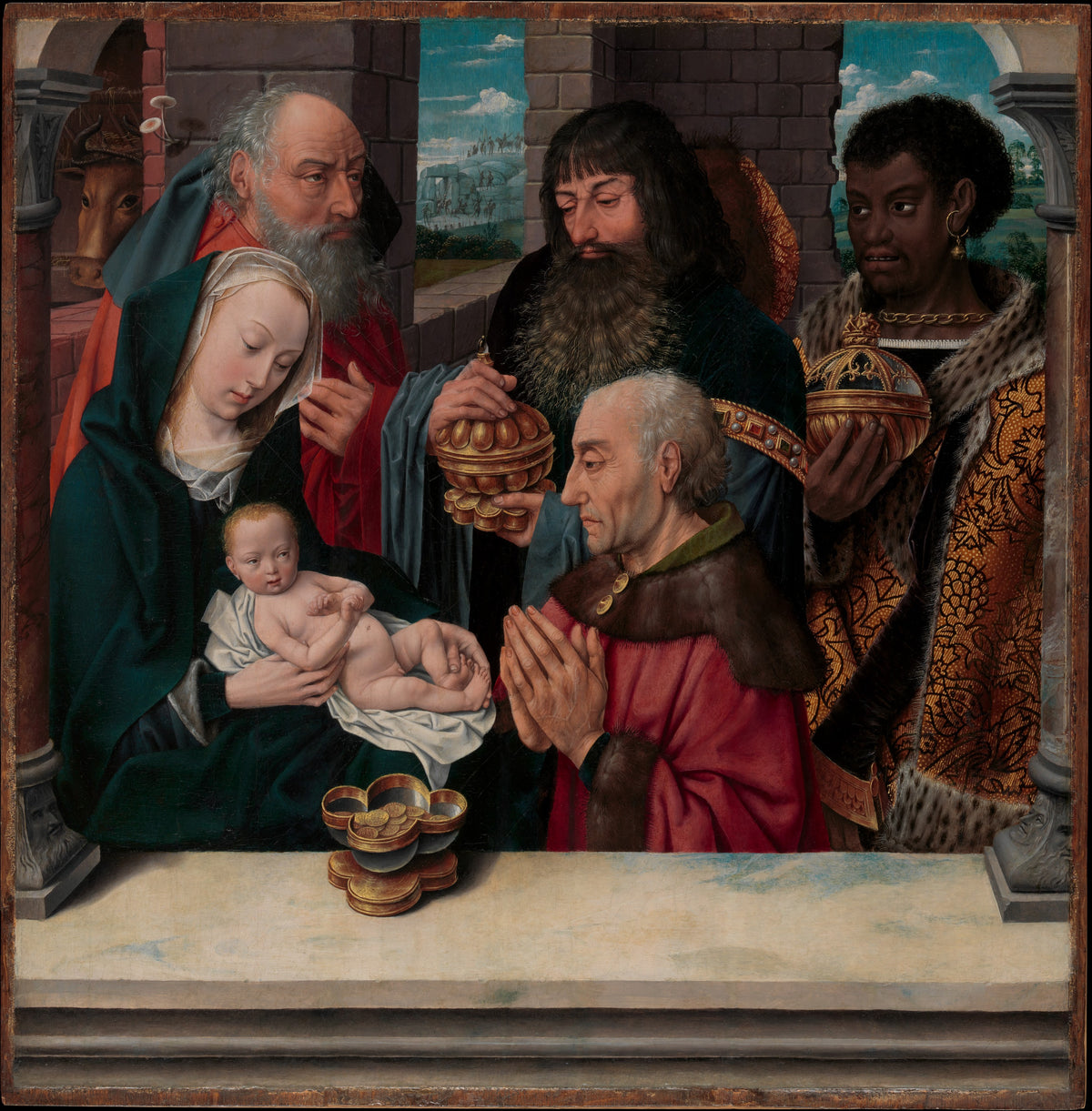 The Adoration of the Magi by Hugo van der Goes - Classic Art canvas print