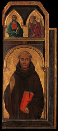 Saint Silvester Gozzolini by Segna di Buonaventura - Tempera canvas print