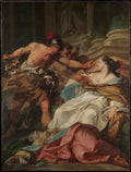 The Death of Harmonia by Jean-Baptiste Marie Pierre - Oil Painting canvas print