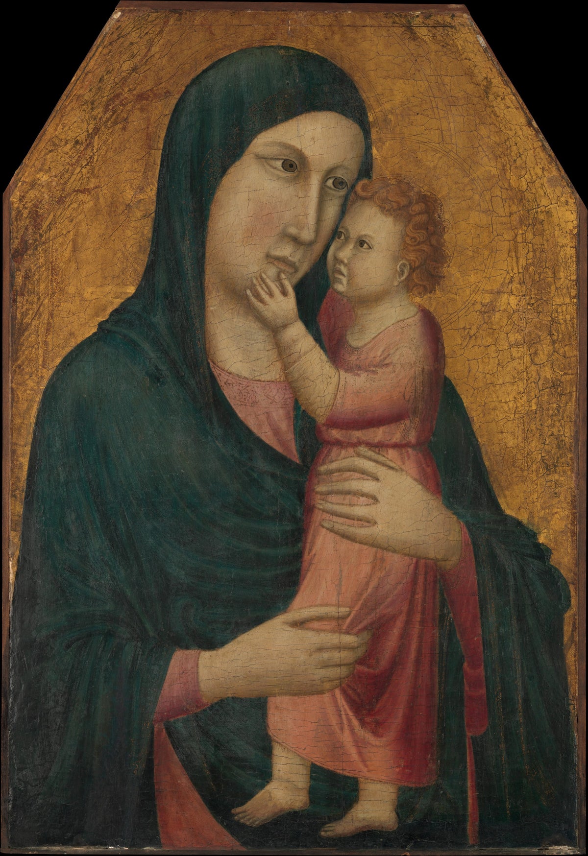 Madonna and Child by Italian (Florentine or Paduan) Painter (Cheyo da Firenze?) - Tempera canvas print