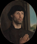 Portrait of a Man by Hugo van der Goes - Classic Art canvas print