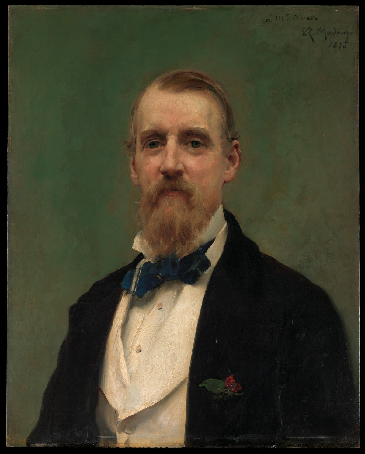 Samuel P. Avery 18221904 by Raimundo de Madrazo y Garreta - Classic Art canvas print