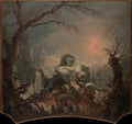 Allegory of Winter by Jacques de La Joue the Younger - Oil Painting canvas print