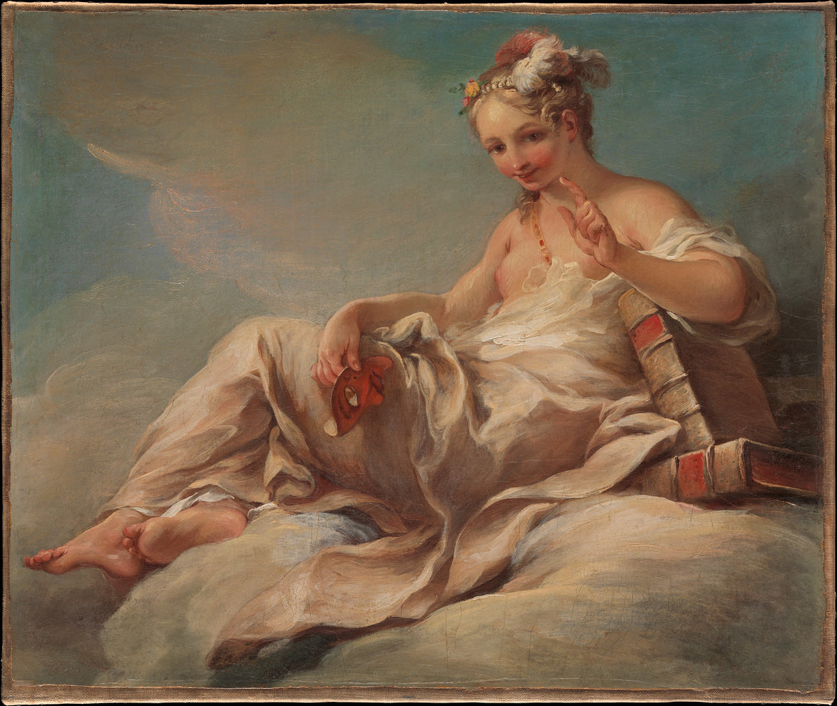 Comedy by Pierre Charles Trémolières - Oil Painting canvas print