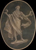 Allegorical Figure Representing a Virtue, Possibly Patriotism by Giovanni Battista Tiepolo - Classic Art canvas print