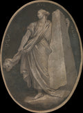 Allegorical Figure Representing Fortitude by Giovanni Battista Tiepolo - Classic Art canvas print