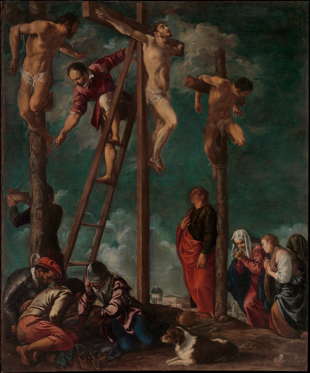 The Crucifixion by Pedro Orrente - Oil Painting canvas print