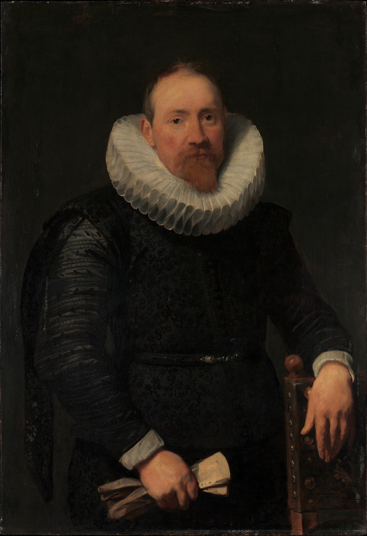 Portrait of a Man by Anthony van Dyck - Classic Art canvas print