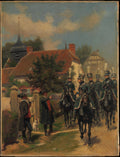 Gendarmes d'Ordonnance by Edouard Detaille - Oil Painting canvas print