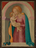 Madonna and Child by Master of the Lanckoronski Annunciation - Tempera canvas print