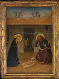 The Nativity by Zanobi Strozzi - Tempera canvas print